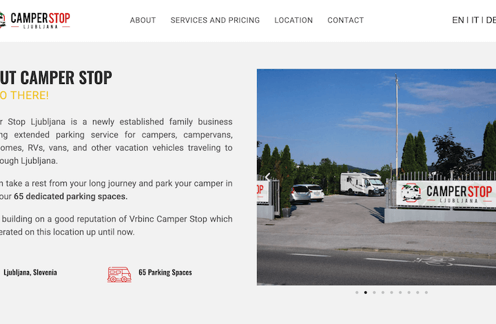 camperstopljubljana.com